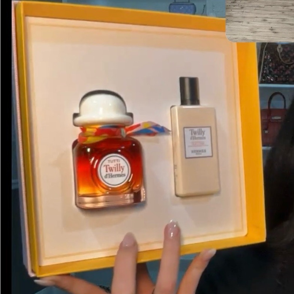 💯 Authentic Twilly d’ Hermes Gift Set 100 ml plus lotion NEW-